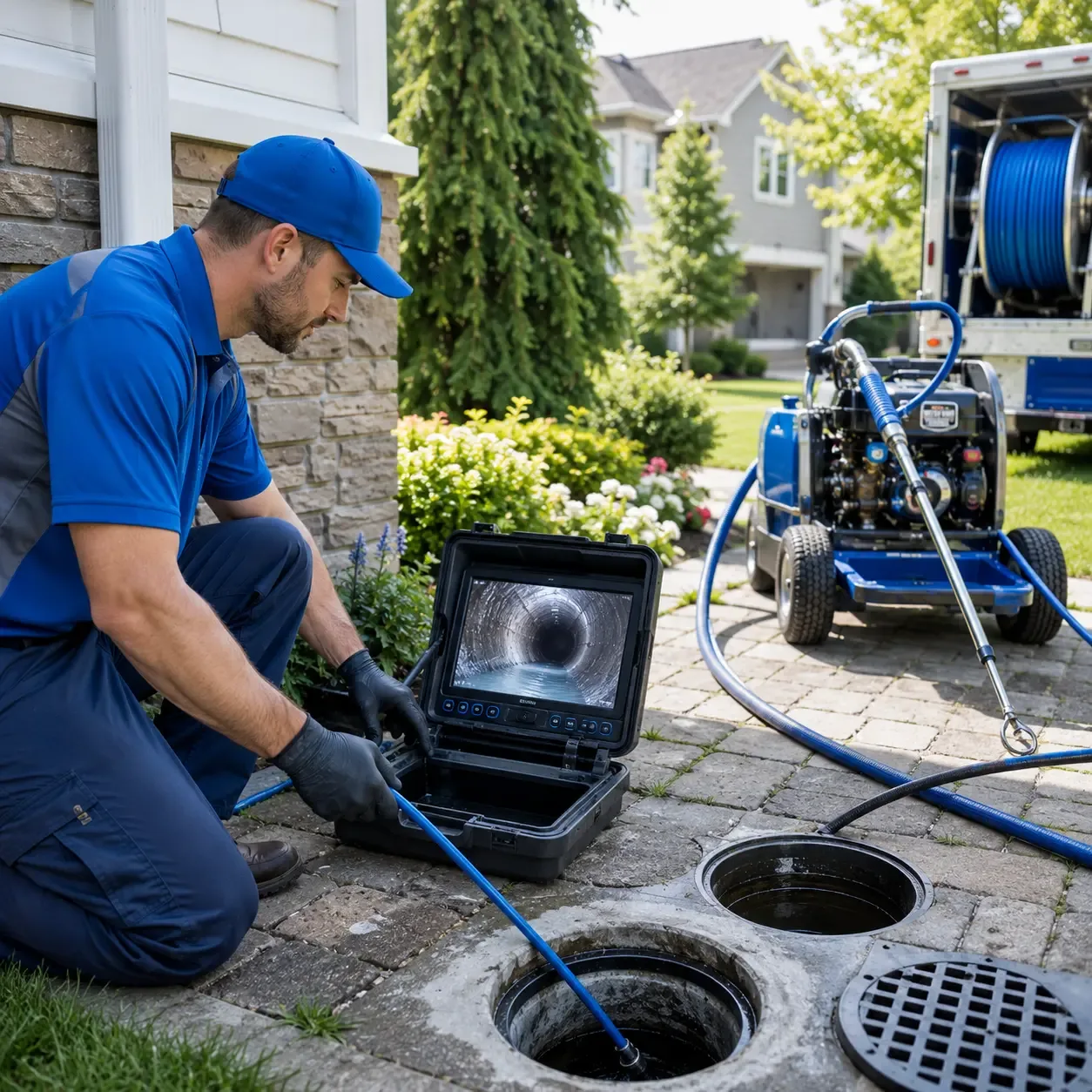 Outdoor drain cleaning professionals serving Ohio, IL